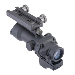 Прицел оптический AIM-O ACOG 4×32 Scope Red/Green Reticle with Mini Red Dot Black AO5320-BK